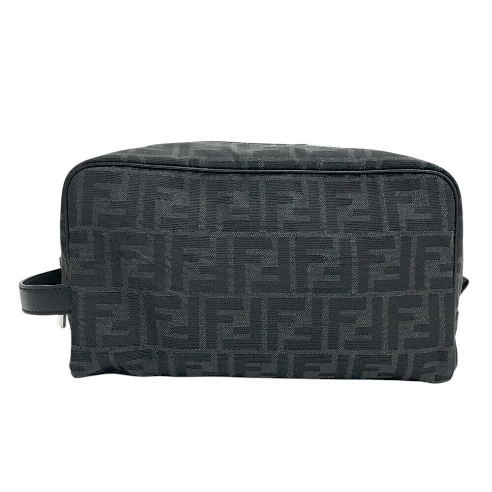 Fendi black bag clutch Zucca Black